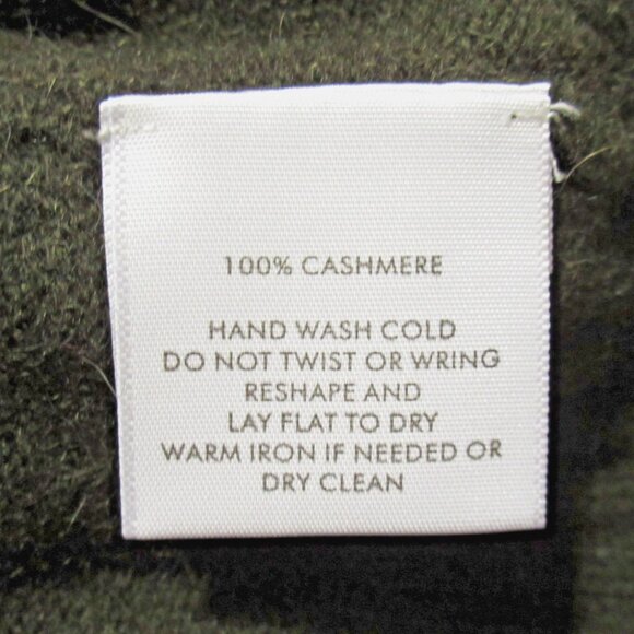 NWT White + Warren Cashmere Crewneck in Midnight Forest Green Sweater L - Picture 4 of 5